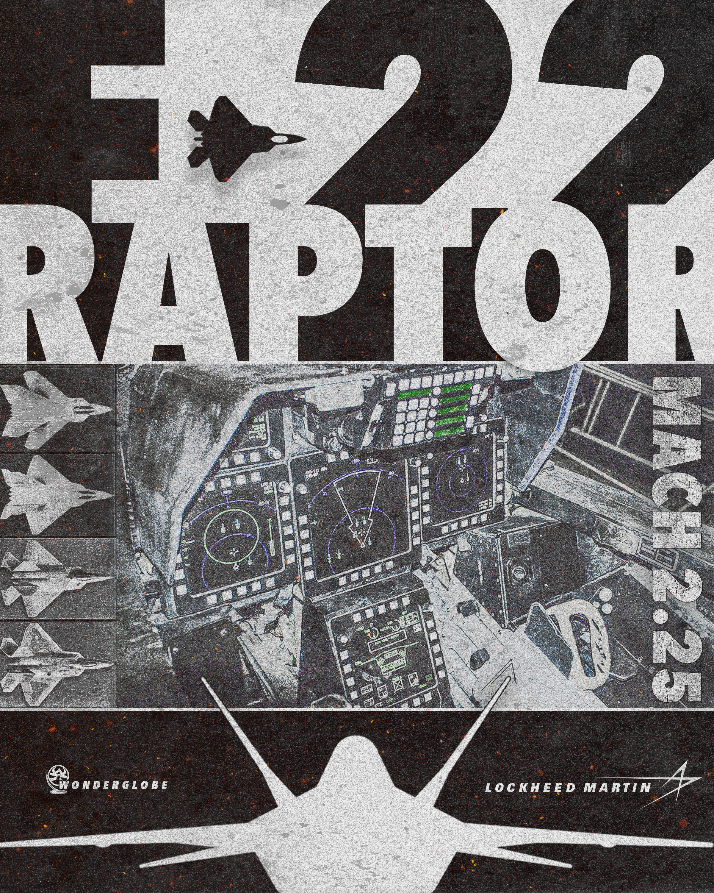 F-22 Raptor: Mach 2.25 - Art Print